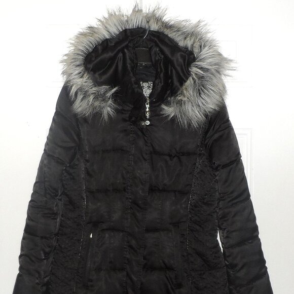 Esprit woman black coat with hoodie - Size M - Picture 2 of 16